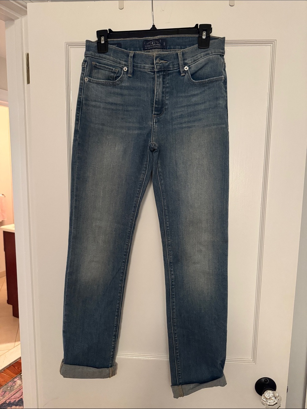 Lucky Brand Women's Light Blue Straight Jeans